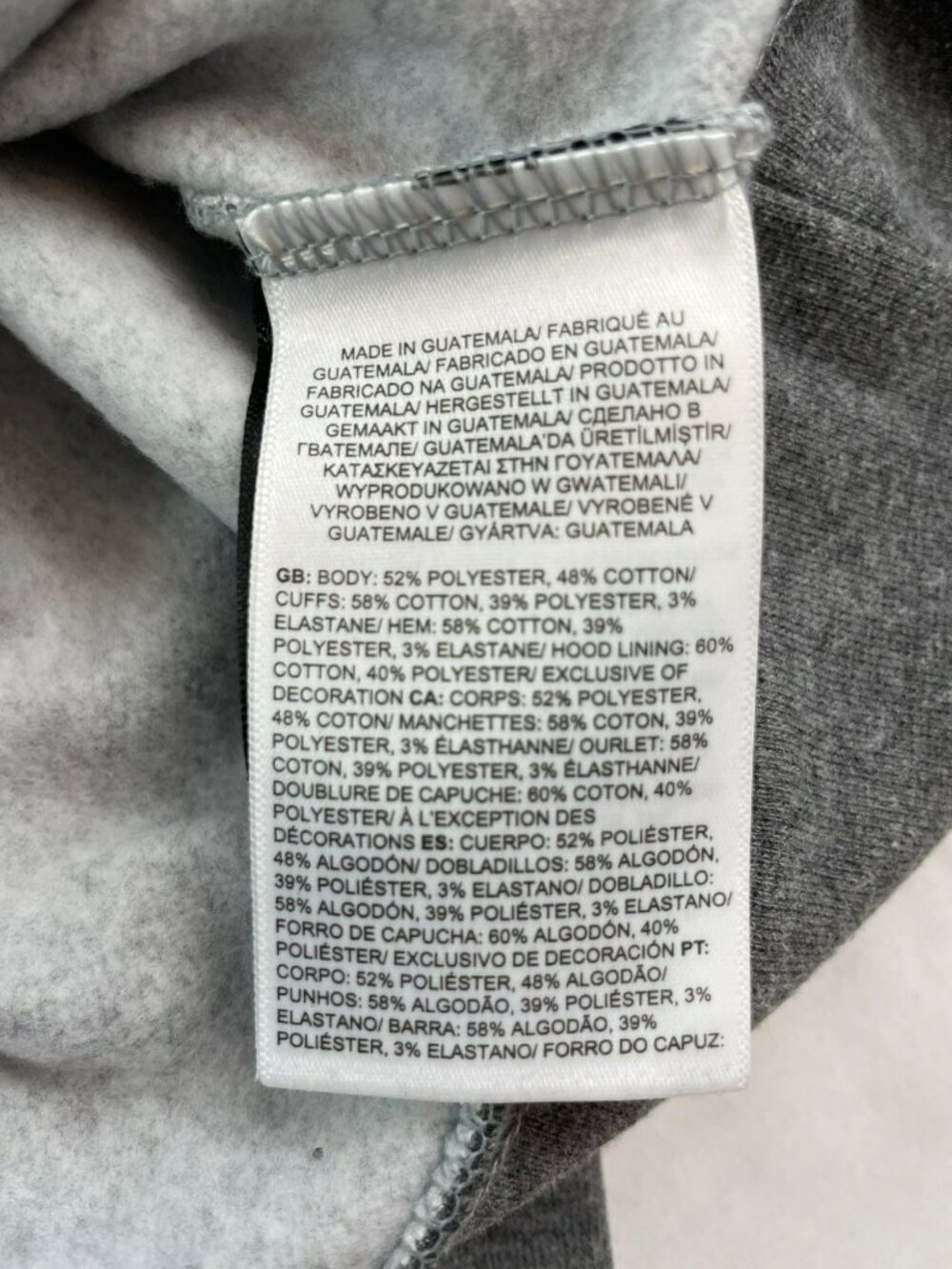 North Face Hoodie Grey Pullover Immersed Outdoors Graphic Men's Sz M MSRP$60 NWT - Picture 8 of 9